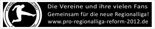 Pro Regionalliga-Reform 2012