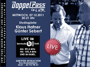 DoppelPass on Air: Studiogäste Klaus Hafner und Günter Sebert