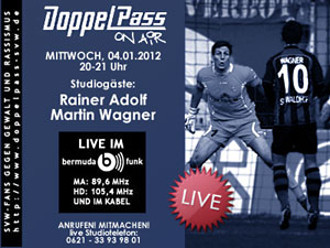 DoppelPass on Air: Studiogäste Rainer Adolf und Martin Wagner
