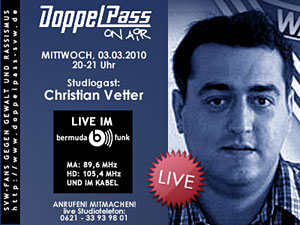 DoppelPass on Air:   Studiogast Christian Vetter
