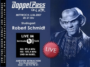 DoppelPass on Air: Studiogast Robert Schmidt