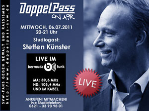 DoppelPass on Air: Studiogast Steffen Künster