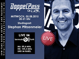 DoppelPass on Air: Studiogast Stephan Pfitzenmeier