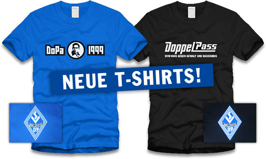 Neue "DoPa 1999" und "DoppelPass" T-Shirts
