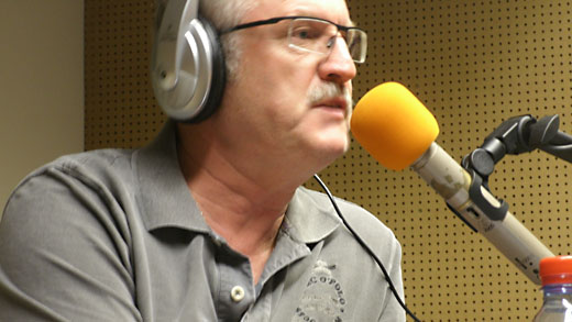 Reiner Hollich am 6.10.2010 bei "DoppelPass on Air"