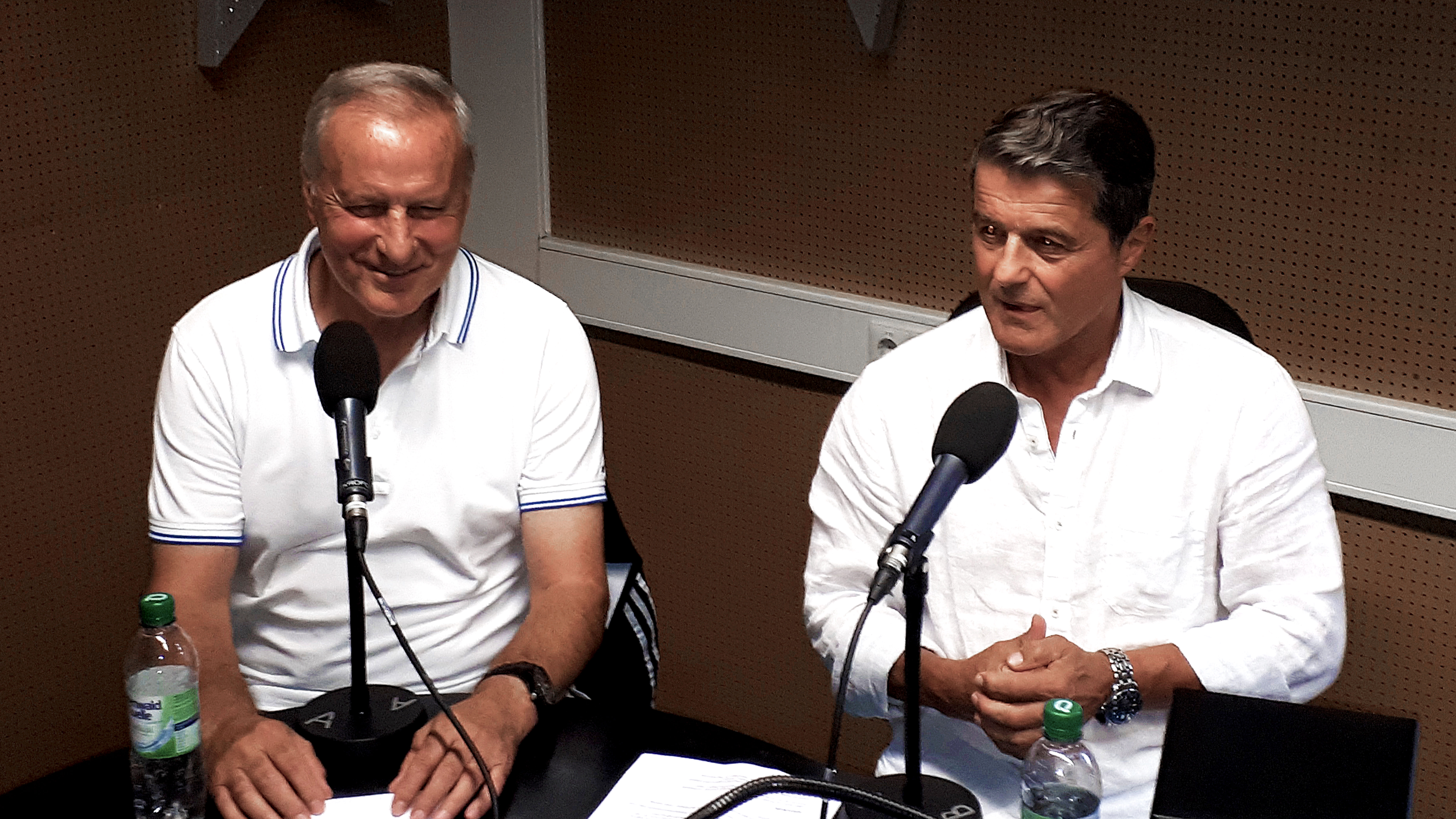 Günter Sebert und Karl-Heinz Bührer am 7.08.2019 bei „DoppelPass on Air“ (2)