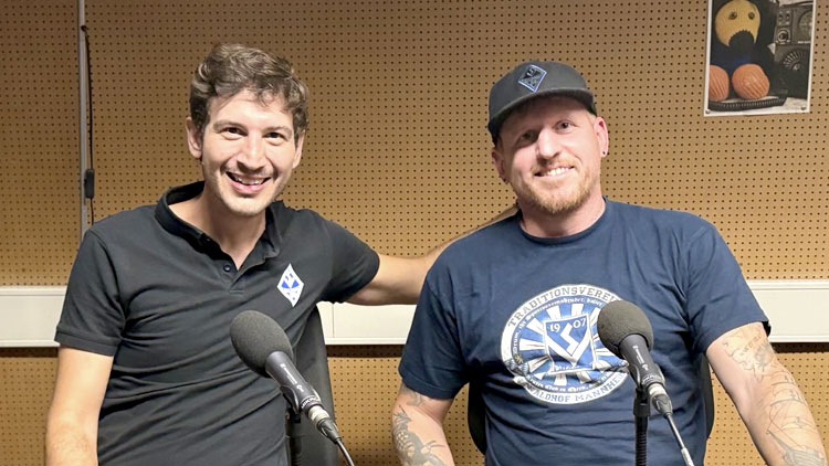 DoppelPass on Air: Studiogäste Dino de Lutiis und Markus Christen