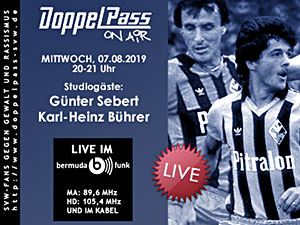 DoppelPass on Air: Studiogäste Günter Sebert und Karl-Heinz Bührer