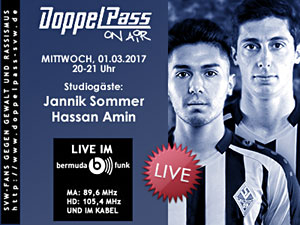 DoppelPass on Air: Studiogäste Jannik Sommer und Hassan Amin