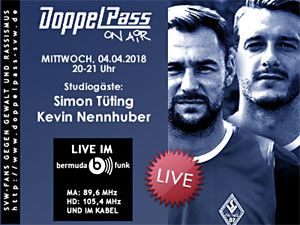 DoppelPass on Air: Studiogäste Kevin Nennhuber und Simon Tüting