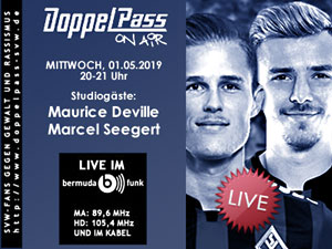 DoppelPass on Air: Studiogäste Maurice Deville und Marcel Seegert