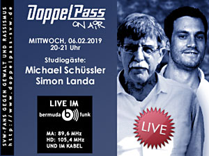 DoppelPass on Air: Studiogäste Michael Schüssler und Simon Landa