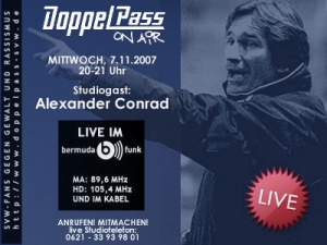 DoppelPass on Air: Studiogast Alexander Conrad