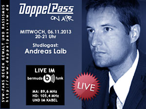 DoppelPass on Air: Studiogast Andreas Laib