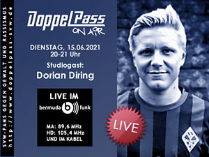 DoppelPass on Air: Studiogast Dorian Diring