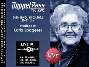 DoppelPass on Air: Studiogast Karla Spagerer