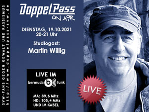 DoppelPass on Air: Studiogast Martin Willig
