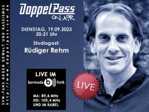 DoppelPass on Air: Studiogast Rüdiger Rehm