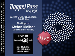 DoppelPass on Air: Studiogast Stefan Kleiber (Mannheimer Runde)